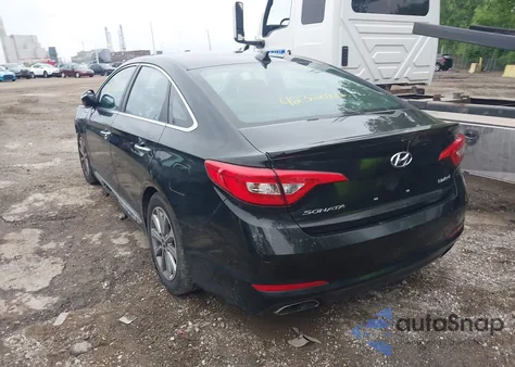 2016 Hyundai Sonata Limited from USA, damaged, VIN 5NPE34AF7GH414641